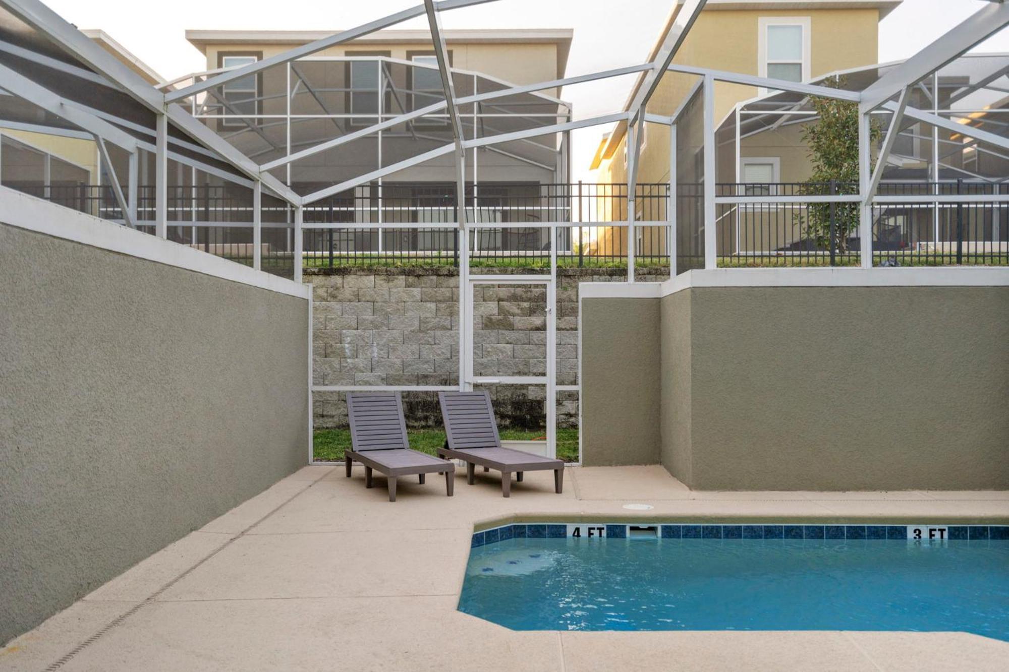 Special 4Bedroom Th W-Private Pool Next To Disney كيسيمي المظهر الخارجي الصورة
