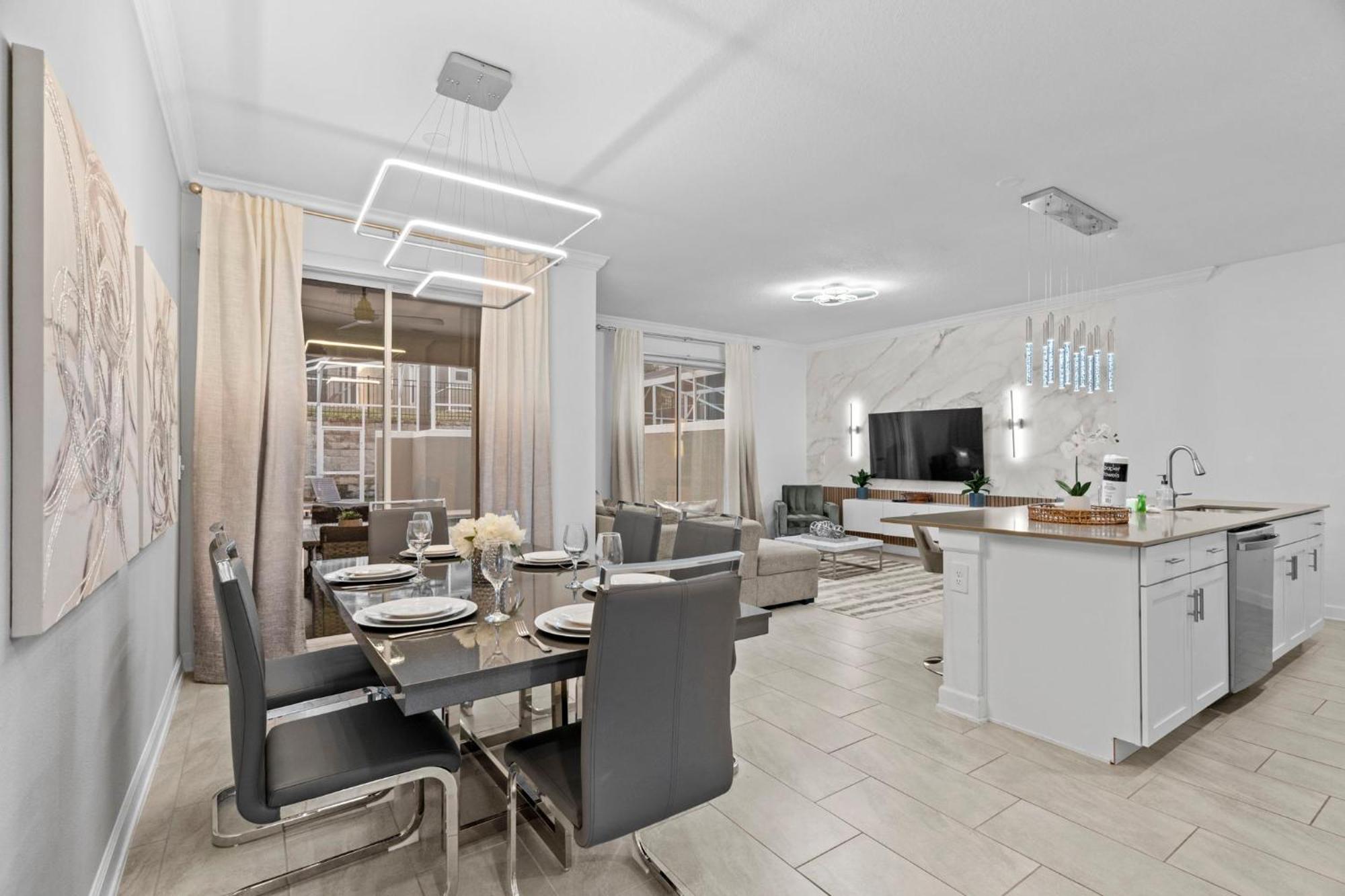 Special 4Bedroom Th W-Private Pool Next To Disney كيسيمي المظهر الخارجي الصورة